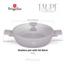 Berlinger Haus plitka šerpa s poklopcem 30 cm 4.5 L Taupe Collection – BH/8099