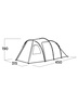 EASY CAMP šator 5 osoba Hidra 5 3000 mm