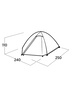 EASY CAMP šator 2 osobe Rondane 2 3000 mm