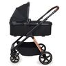 JUNGLE Lumi dječija kolica 3u1 sa autosjedalicom i korpom, crna