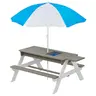 KINDER HOME dječiji piknik stol 3u1 sa kišobranom