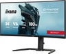 iiyama monitor GCB3484WQSU-B1, 34" UWQHD VA Curved 1500R, 180Hz, 0.4ms, 500 nits, 4000:1, FreeSync Premium, HDR400, HDMI, DP, USB Hub, zvučnici, Full Ergo, VESA
