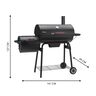 LANDMANN smoker roštilj na ugalj Kentucky 31426 – 66x36 cm