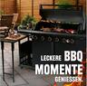 LANDMANN plinski roštilj BBQ 6.1 – 6 plamenika s poklopcem, crni 22169
