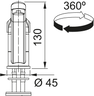 Franke kuhinjska česma FB 250.031 Basic New 360°, hrom