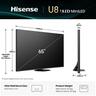 Hisense Mini LED televizor 65U8Q, 4K Ultra HD, Smart TV, VIDAA U9 , Hi-View AI Engine PRO,4.1.2 Surround, 165Hz Game Mode Pro, Crni