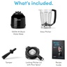 Nutribullet blender NBF520B Smart Touch Combo, 1500 W, 1.8 L, crni
