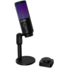 LORGAR SMP40 Gaming mikrofon, RGB Microphone with external mute button and metal stand, Black