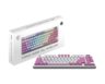 MSI Forge Bežična Mehanička Gaming Tastatura GK600 TKL Wireless Violet US, PBT, LCD zaslon