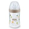 NUK For Nature PP bočica sa indikatorom temperature 260 ml 0m+, bež