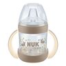 NUK For Nature bočica za samostalno pijenje sa indikatorom temperature 150 ml 6m+, bež