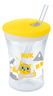 NUK Evolution Action Cup sa slamkom 230 ml 12m+, žuta
