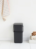Brabantia Sort & Go kanta za sortiranje otpada 12L, antracit / 109805