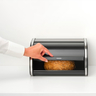 Brabantia Roll Top kutija za hljeb, mat crna, medium / 236686