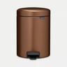 Brabantia Newicon Pedal kanta za smeće 5L, warm bronze / 255229