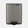 Brabantia Bo Pedal kanta za smeće 7L, platinum / 237966
