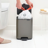 Brabantia Bo Pedal kanta za smeće 7L, platinum / 237966