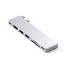 Satechi docking station PRO HUB SLIM, USB-C, srebrni