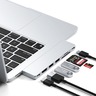 Satechi docking station PRO HUB SLIM, USB-C, srebrni