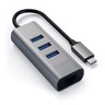 Satechi docking station Aluminium Hub, sivi