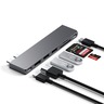 Satechi docking station PRO HUB SLIM, USB-C, sivi