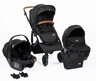 FreeON Trio Comfort modularna dječja kolica 3 u 1, crna