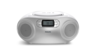 PHILIPS radio CD TAZ2000, FM radio, USB, Bluetooth, 3.5mm, sivi