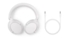 PHILIPS Bluetooth® slušalice TAH6000WT, prilagodljivo blokiranje buke, do 80h reprodukcije, (USB-C i 3.5mm), 5 mikrofona, bijele