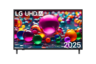 LG LED televizor 43UA75003LA, 4K Ultra HD, Smart TV, webOS 25, α7 AI Processor 4K Gen8, HDR10, HLG, AI Sound Pro, Game Optimizer, VRR 60 Hz, ALLM, AirPlay 2, Google Cast, Wi-Fi 5, Bluetooth 5.0, Crni