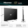 HISENSE Hi-QLED televizor 75E7Q, 4K Ultra HD, Smart TV, VIDAA Smart OS, Quantum Dot, Dolby Vision, HDR10+, Dolby Atmos, DTS Virtual:X, VRR 60 Hz, ALLM, AirPlay 2, Local Dimming, Metalni okvir, Crni
