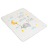 CANGAROO dekica za bebe Softy Wish upon a star, 110 x 140 cm, White