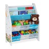 KINDER HOME dječja polica za knjige i igračke bijela JVTR-3171