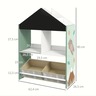 KINDER HOME Ormar za igračke i knjige, crna tabla za pisanje TF-6806