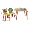 KINDER HOME dječji stol sa 2 stolice šareni TF-4808-N