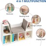 KINDER HOME 3 u 1 dječja polica za knjige i klupa JVTR-3153