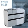 KINDER HOME Organizator za igračke bijelo-sivi JVTR-3090-1