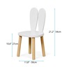 KINDER HOME dječji drveni stol sa 2 stolice - BUNNY TF-6176