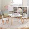 KINDER HOME dječji drveni stol sa 2 stolice - BUNNY TF-6176