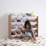 KINDER HOME dječja drvena polica bijela JVTR-3278