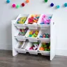 KINDER HOME Polica sa 9 kutija za odlaganje bijela JVTR-3006
