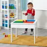 KINDER HOME Dvostrani dječji stol sa 2 stolice šareni TF-6705