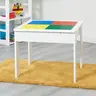 KINDER HOME Dvostrani dječji stol sa 2 stolice šareni TF-6705