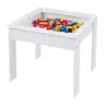 KINDER HOME Dvostrani dječji stol sa 2 stolice šareni TF-6705
