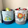KINDER HOME Sklopiva dječja korpa za igračke ili odjeću plava GH-KK04