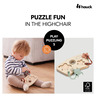 HAUCK drvena edukativna igračka Play Puzzling S Kornjača i cvijet