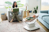 UPPAbaby MamaRoo Smart Swing ležaljka-ljuljačka, Wells Dark Taupe Melange