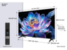 TCL LED televizor 50V6D, 4K Ultra HD, Smart TV, Fire TV, AiPQ procesor, HDR10+, Game mode, Dolby Audio, dizajn bez okvira, crni