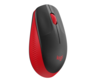 Logitech miš M190, bežični, optički, 1000 DPI, 3 tipke + Scroll, crveni