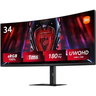 Xiaomi gaming monitor G34WQi 2026, 34" UWQHD Curved, 350 nits, 2x DP, 2x HDMI, Audio, 180Hz, 1ms MPRT