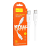 Hoco USB kabl za smartphone, type C, 60W, bijela - X96 Hyper, 60W, White